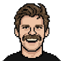 Pixel-art portrait of Lukáš Ďurza